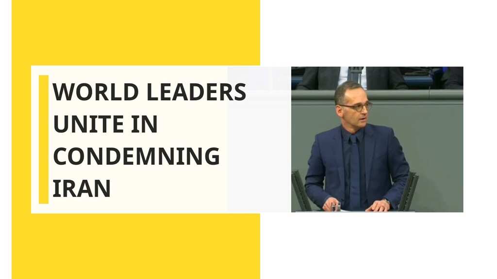 World leaders unite in condemning Iran
