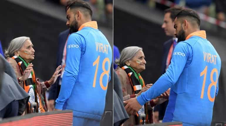 Watch: India's 'most passionate' fan in World Cup; skipper Virat Kohli greets her Watch: India's 'most passionate' fan in World Cup; skipper Virat Kohli greets her