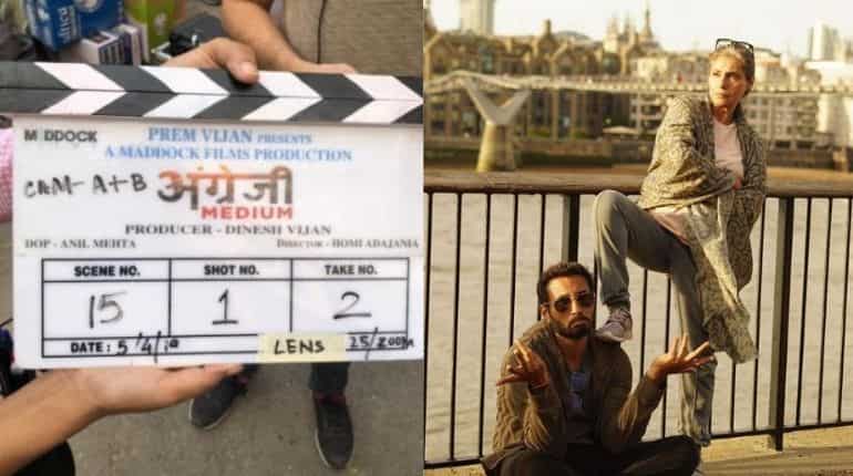 Homi Adajania shares new still featuring Dimple Kapadia from sets of 'Angrezi Medium' Homi Adajania shares new still featuring Dimple Kapadia from sets of 'Angrezi Medium'