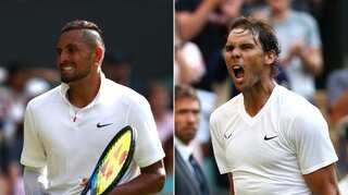 Wimbledon: Nick Kyrgios admits deliberately hitting ball at Rafael Nadal