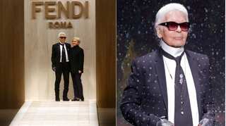 Amid ancient Roman ruins, Fendi remembers designer Lagerfeld