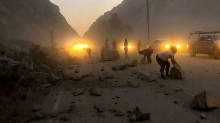 California desert braces for aftershocks from major 7.1 quake California desert braces for aftershocks from major 7.1 quake