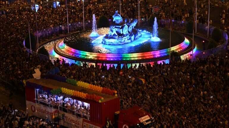 Hundreds of thousands march across Europe for Gay Pride Hundreds of thousands march across Europe for Gay Pride