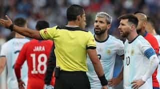 Lionel Messi slams 'Brazil fix' after Copa red card