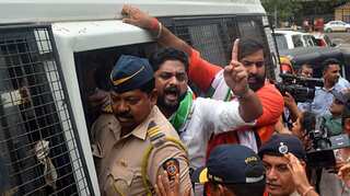 Mumbai: Security beefed up outside hotel after Congress protest