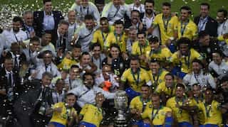 Brazil outlast Peru to lift ninth Copa America Cup