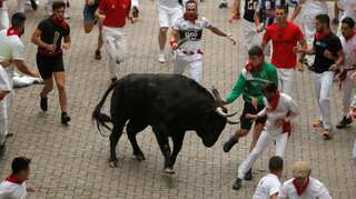 Three gored; 2 suffer head trauma on first day of Spanish bull-running festival