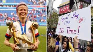 US women footballers win World Cup battle, but still fighting for ‘equal pay’