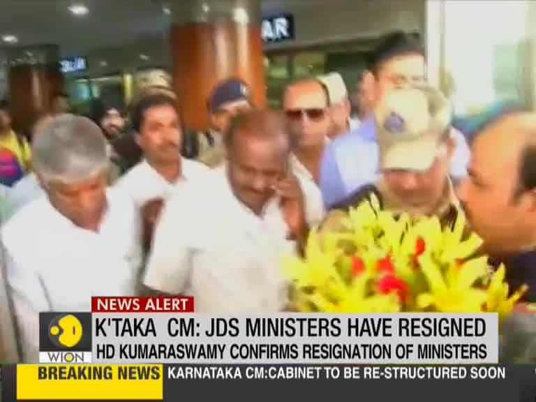 All JD(S) ministers resign, cabinet reshuffle soon, says H D Kumaraswamy