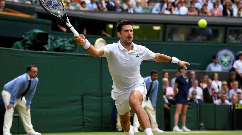Novak Djokovic destroys David Goffin to reach semis