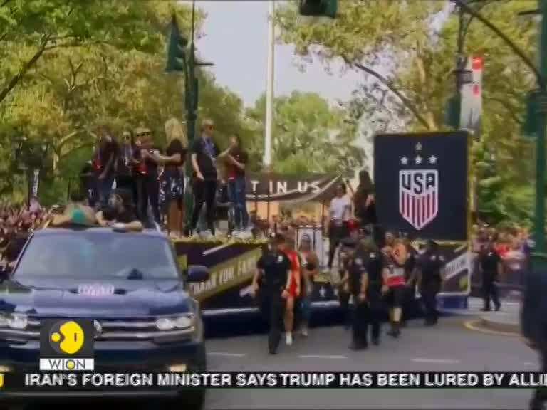 U.S. Welcomes its women soccer team