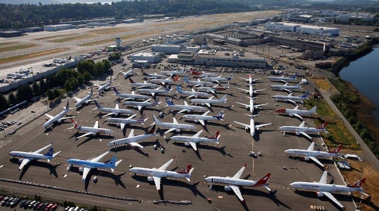 Ryanair Holdings sees risk to 2020 growth if 737 MAX grounded beyond November