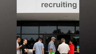 United States weekly jobless claims fall to three-month low