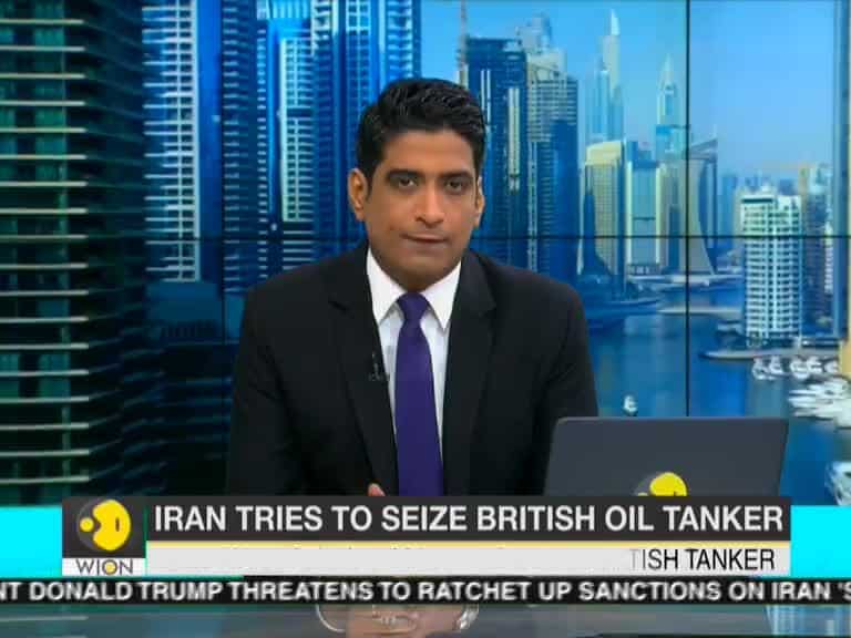 Iranian boats tried to intercept British tanker