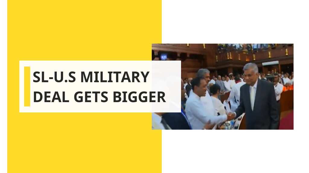 SL-US military deal gets bigger