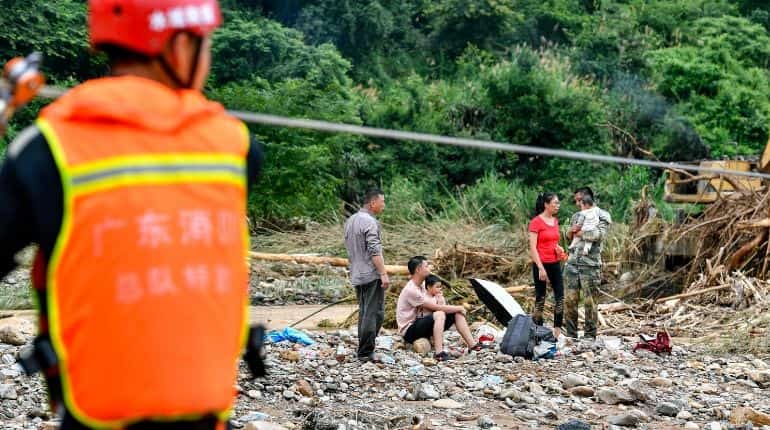 At least 61 killed in floods; 350,000 evacuated: China rescue authorities At least 61 killed in floods; 350,000 evacuated: China rescue authorities