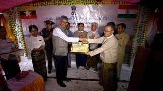 India hands over 250 houses for Rohingya in Myanmar's Rakhine