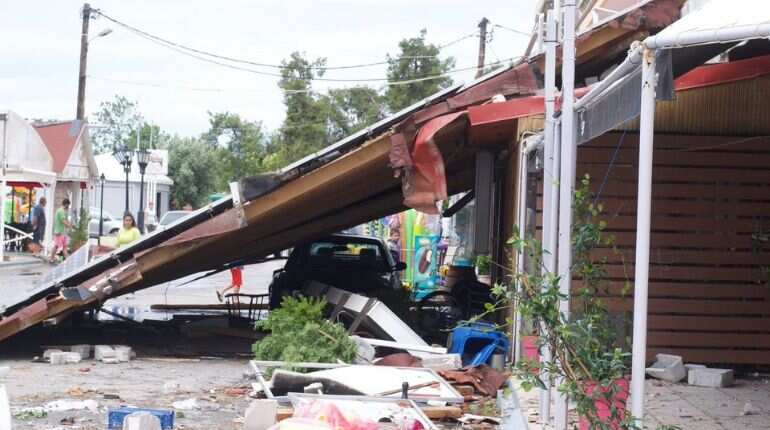 Fire, torrential rain batter Greece, leave 7 dead