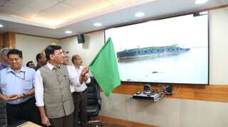In a first Indian waterways connect Bhutan and Bangladesh
