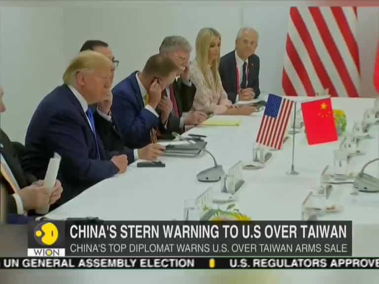 China's stern warning to US over Taiwan