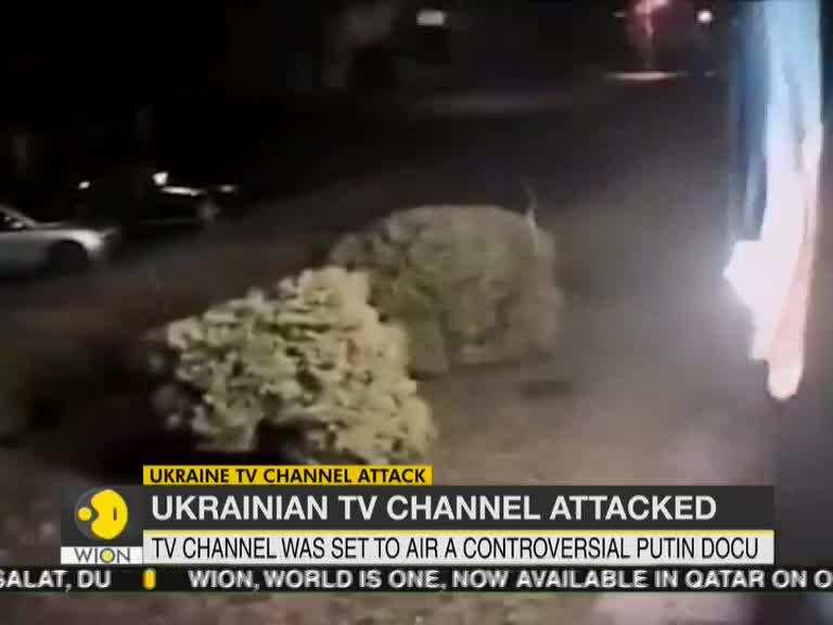 Grenade attack hits Ukraine TV Channel