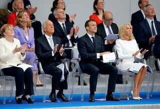 European leaders join French President Macron for Bastille Day parade