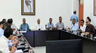 Bihar Chief Minister Nitish Kumar chairs meeting to review flood situation