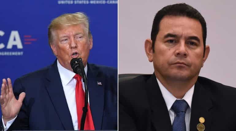 Guatemala president Jimmy Morales calls off US meeting with Donald Trump