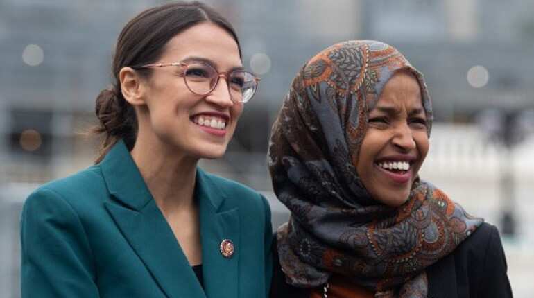 If you're not happy here, you can leave: Trump to Democratic congresswomen If you're not happy here, you can leave: Trump to Democratic congresswomen
