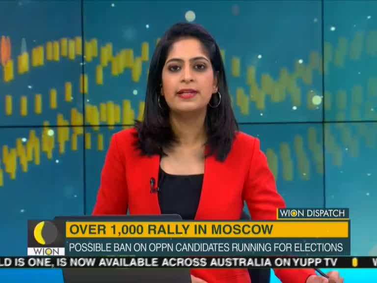 More than 1,000 people rally in Moscow over opposition exclusion in city parliament vote