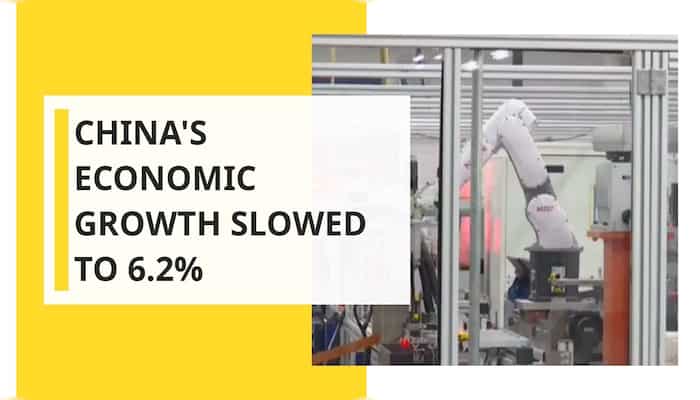 China: Economic growth slowest in 27 years
