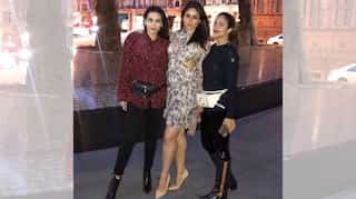 Gorgeous trio Karisma Kapoor, Kareena Kapoor and Amrita Arora enjoy their London vacation