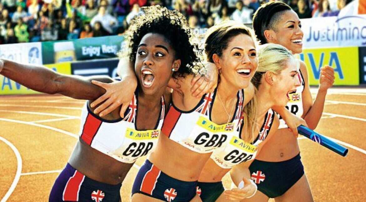 A still from 'Fast Girls'