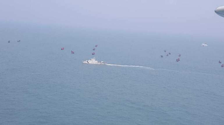 Indian Coast Guard rescues 516 Indian fishermen, 32 fishing boats stranded in Bay of Bengal