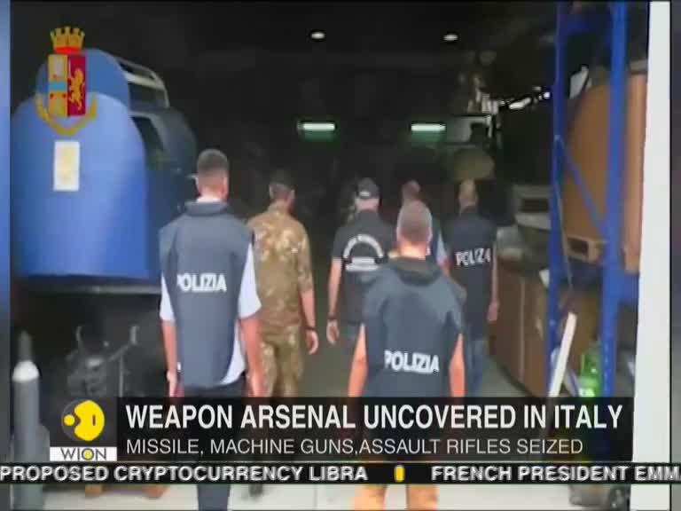 Italy seizes air-to-air missile, guns in raids on neo-Nazis