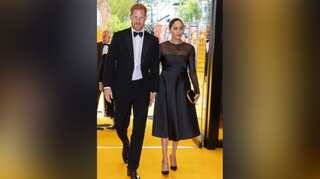 'They don't make it easy': Meghan Markle talks marriage with Pharrell Williams at 'The Lion King' premiere