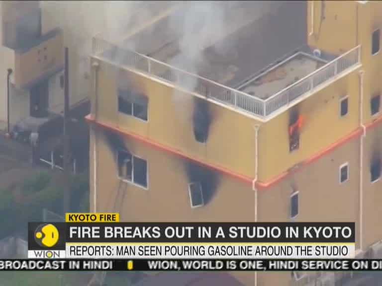 Kyoto Animation studio: Suspected arson attack in Japan leaves at least 30 dead
