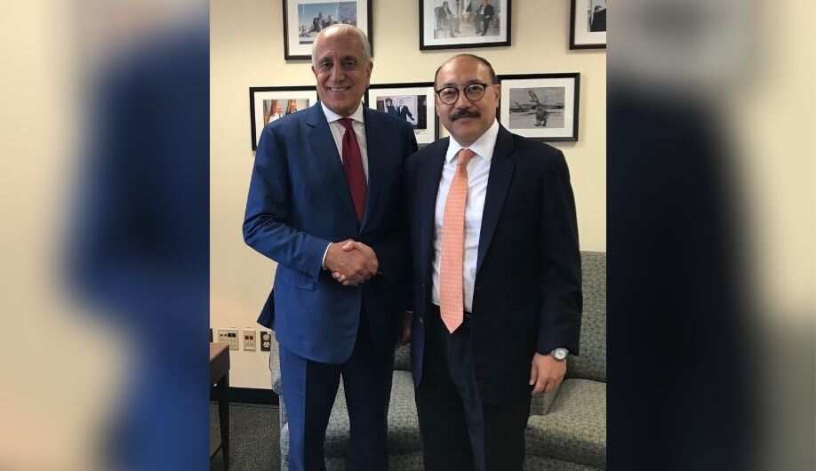 US' Zalmay Khalilzad holds talks with Indian envoy ahead of another Afghan peace mission US' Zalmay Khalilzad holds talks with Indian envoy ahead of another Afghan peace mission