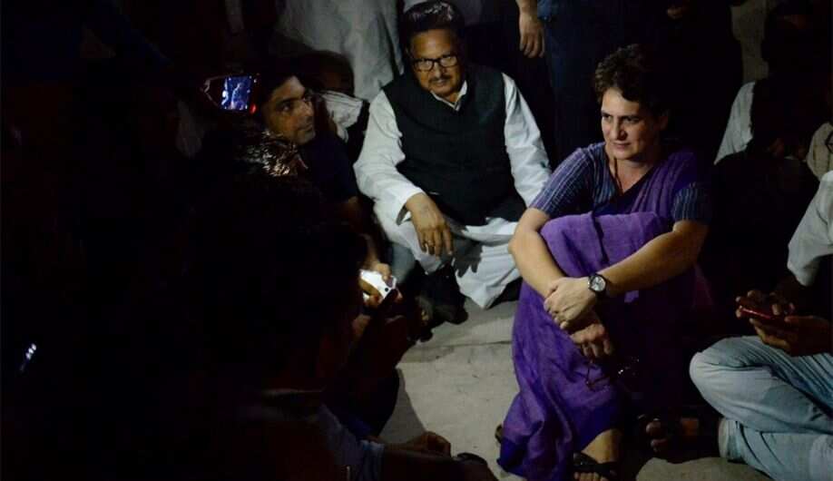 Uttar Pradesh: Priyanka Gandhi spends night at Mirzapur guest house; says will not leave without meeting families
