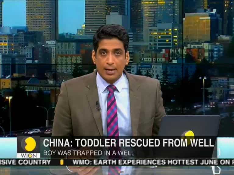 China: Firefighters rescued toddler from abandoned well