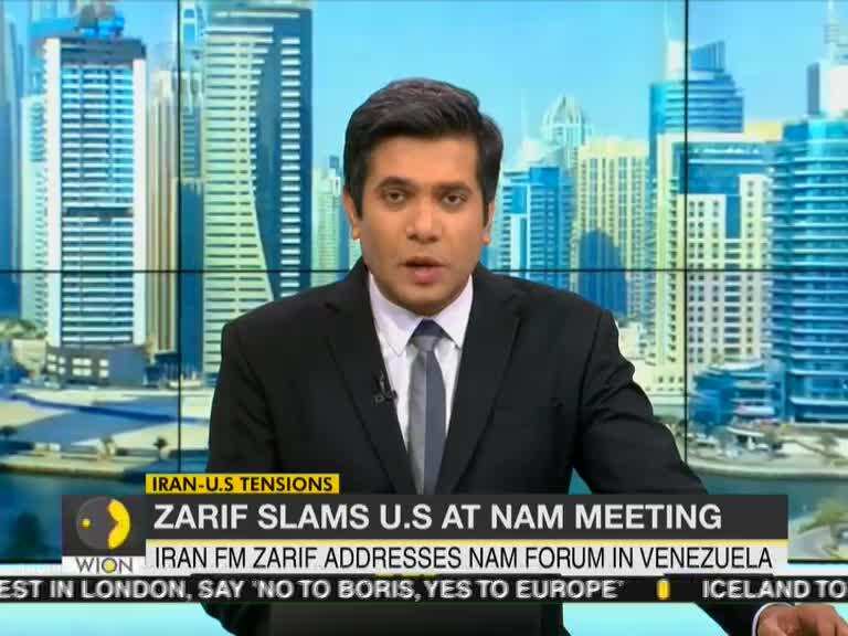 "The United States is isolated" - Iran's Zarif at Non-Aligned Movement meeting