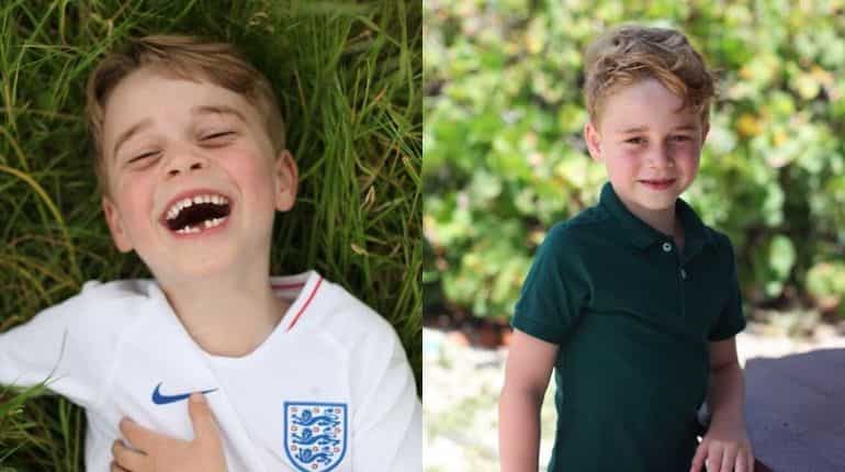 Prince George happily flashes missing teeth in birthday special pictures Prince George happily flashes missing teeth in birthday special pictures