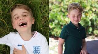 Prince George happily flashes missing teeth in birthday special pictures