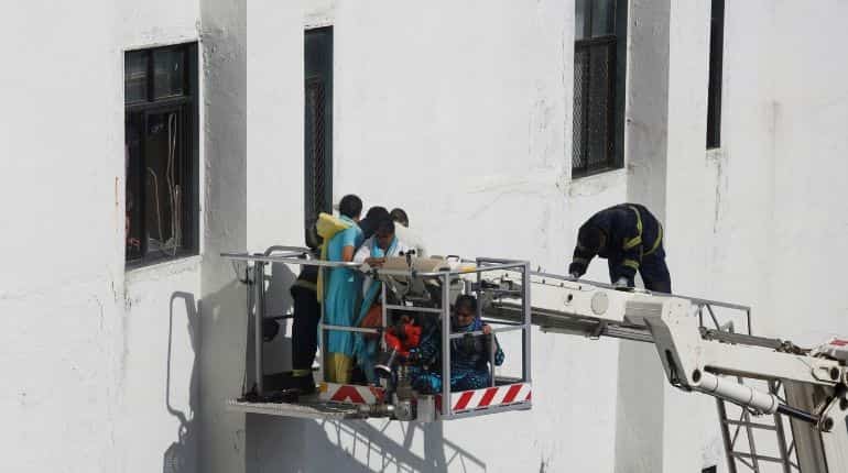 Mumbai's MTNL building fire: Fire brigade rescues all 84 from terrace Mumbai's MTNL building fire: Fire brigade rescues all 84 from terrace