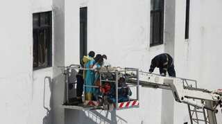 Mumbai's MTNL building fire: Fire brigade rescues all 84 from terrace