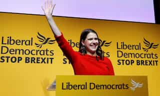 UK's Liberal Democrats elect first female leader Jo Swinson to 'stop Brexit'