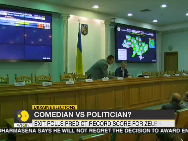 Exit poll predicts victory for Volodymyr Zelensky's party in Ukrainian parliamentary election
