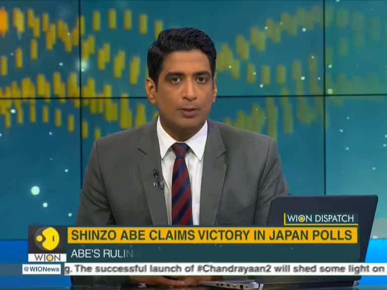 Shinzo Abe declares victory in Japan election