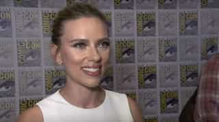 Scarlett Johansson reacts to Angelina Jolie, Salma Hayek and other women joining MCU
