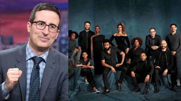 John Oliver confirms Beyonce was photoshopped in 'The Lion King' cast picture